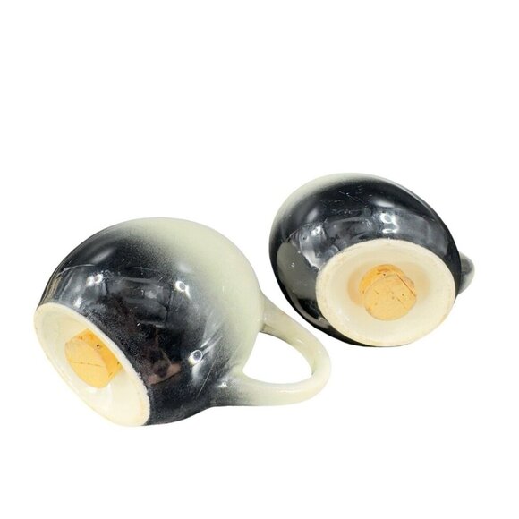 Crown Potteries Co Evansville Indian Pottery Salt Pepper Shaker Set USA HandMade - Picture 2 of 13